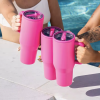 Best 40oz Vacuum Insulated Cup with Handle and Unique Straw