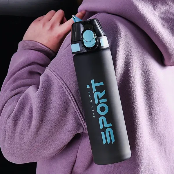 650ml Space Water Bottle with Lock Black Color with Lid Best Selling