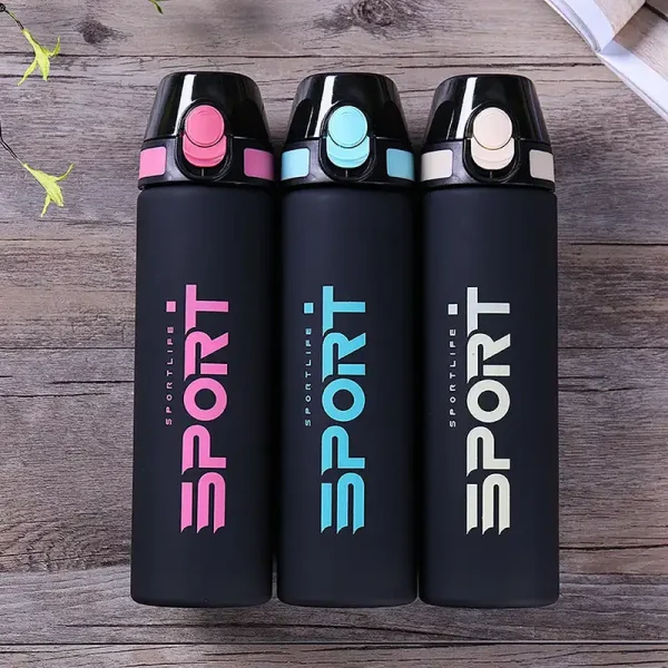 650ml Space Water Bottle with Lock Black Color with Lid Best Selling